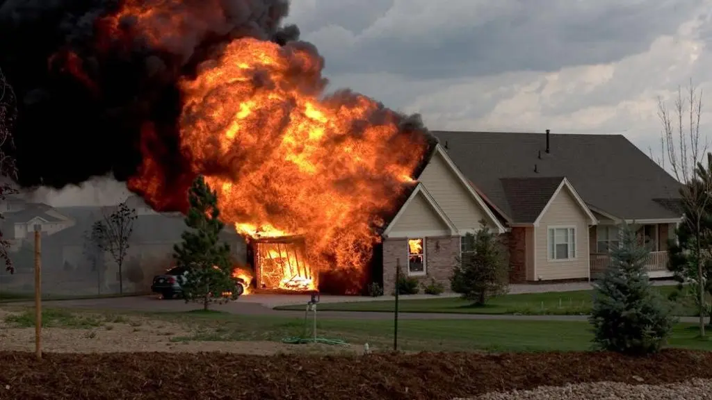 الحريق في المنام